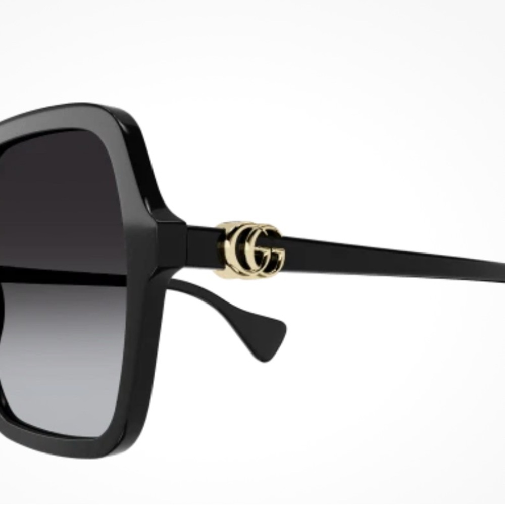 Gucci Black Oversized Sunglasses - Picture 2 of 6